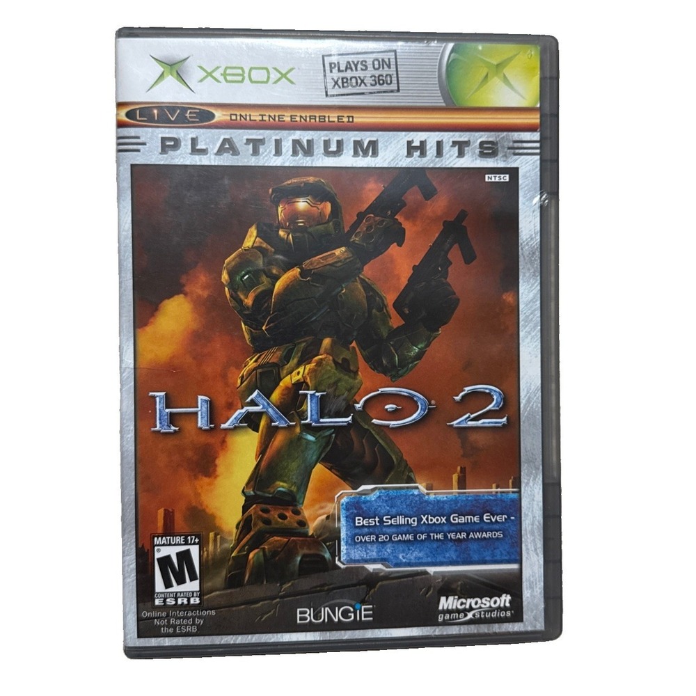 Halo 2 (Original Microsoft Xbox, 2004) CIB ⭐️Disc Excellent Or Near Mint Tested